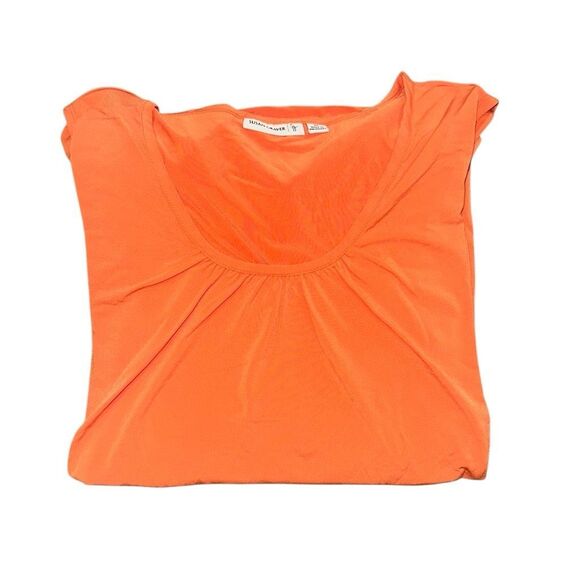 Susan Graver Womens 3X Liquid Knit Cardigan Crochet Back & Tank Set Orange NWT - Picture 1 of 6